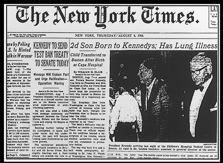 Patrick Bouvier Kennedy: The Tragic and Inspiring Life of a Kennedy Family Member Tragically Cut Down in Infancy